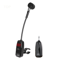 Système de microphone sans fil UHF pour flûte, micro à clipser pour instrument, portée 50m pour Hulusi