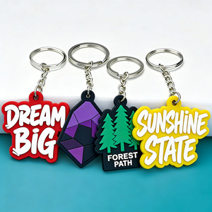 Chaveiro de PVC Macio para Lembrança Turística, Chaveiro de Borracha Personalizado, Suporte para Chave com Logotipo 3D, Chaveiro Promocional, Fabricante de Brindes - Product Image 3