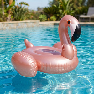 Flotador Inflable de Piscina con Forma de Flamenco para Adultos, Material de PVC, Capacidad Máxima <100 kg - Product Image 4