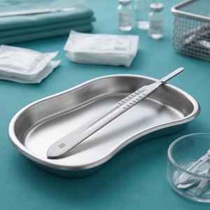 Manche de scalpel chirurgical OEM/ODM en acier inoxydable, instrument de chirurgie générale de classe I certifié CE, lame médicale réutilisable - Product Image 3