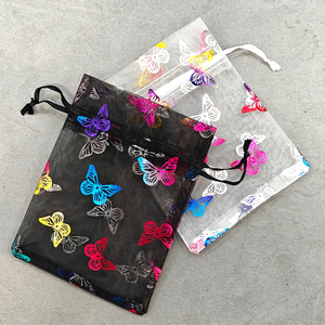 Sacs en <span class=keywords><strong>organza</strong></span> personnalisés de haute qualité, résistants à l'humidité, délicats, lisses, flexibles et légers pour bijoux, pochette alimentaire - Product Image 6