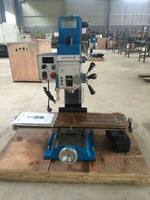 Fraiseuse compacte à métaux SP2217-III, capacité de perçage maximale de 25mm, établi