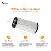 Filtre extracteur de fumée XL700FC - Revêtement FR + Fibre de verre + Charbon actif - Cartouche filtrante 5 couches pour purificateurs de fumée industriels