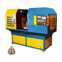 Professional Customized Stainless Steel Copper Iron Aluminum Mini Automatic Metal Cnc Spinning Lathe Machine