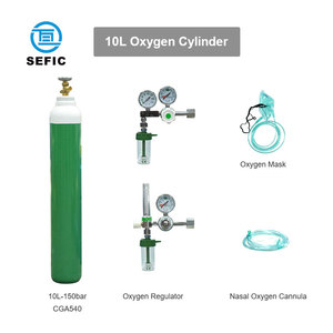 Liền mạch 5L 10L 150bar thép y tế oxy CO2 <span class=keywords><strong>Argon</strong></span> khí clo xi lanh để bán - Product Image 2