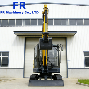 รถขุดตีนตะขาบคุณภาพสูง 5 ตัน 6 ตัน รุ่น FR60 พร้อมห้องโดยสารและเครื่องปรับอากาศ น้ำหนัก 5000 กก. 6000 กก. รถขุดขนาดเล็ก - Product Image 3