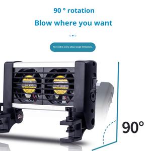 <span class=keywords><strong>Cool</strong></span> <span class=keywords><strong>Fish</strong></span> 220V Salon Aquarium Ventilateur De Refroidissement Écologique Angle Réglable Flux D'air Économie D'énergie pour Poisson Tortue Corail Réservoirs - Product Image 2