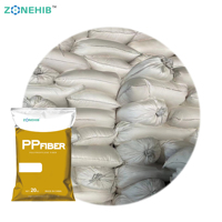 Polypropylène 12 mm pp Micro fibres PP fibre pour la construction