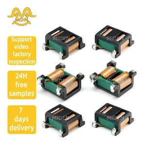 Indutores de potência miniaturizados com chip de núcleo de ferrite, filtro comum de 220V, bobina de indução de estrangulamento, inductor de cobre elétrico