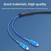 Cable Óptico Monomodo Blindado para Exteriores de Cuatro Hilos SC-SC-FC-LC-ST GYXTW + CONECTOR SC