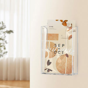 Duurzame Acryl Wandmontage Brochure Houder Verbrijzelen Resistente Opslagbak Voor Kliniek Wachtkamer Muur Organizer - Product Image 1