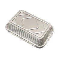 Plateau de chauffe-plat jetable en aluminium avec couvercle plat pour traiteurs utile pour la cuisson pour le service d'emballage alimentaire