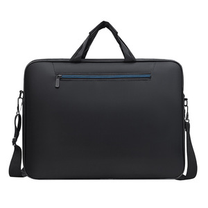 Bolso tote ultrafino sin marca, color marrón claro, resistente al agua, de poliéster, para trabajo, diseño de sublimación, para portátil. - Product Image 1