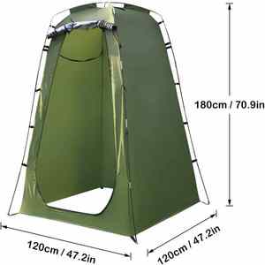 Tente de Douche et Toilettes Extérieures à Montage Rapide, Cabine Portable pour <span class=keywords><strong>Camping</strong></span>, Cyclisme, Plage - Product Image 2