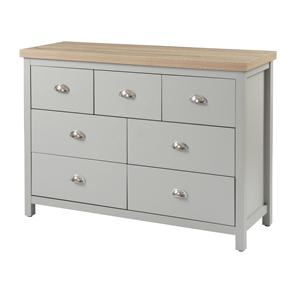 Cómoda de Almacenamiento de Gran Venta con 7 Cajones, Cajonera Estrecha de MDF/PB con Almacenamiento Integrado - Product Image 1