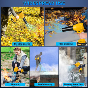 Mini Soffiatore Elettrico Portatile al Litio Fai-da-Te Ventilatore Turbo a Getto Compressore d'Aria Manuale per Pulizia Industriale 21V - Product Image 2