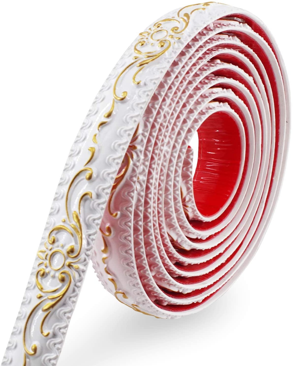 Bendable PVC Flexible Molding Trim Self-Adhesive Gold Ceiling Wall Trim for Furniture Door Wardrobe Countertops