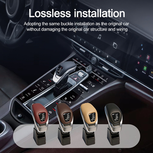 NaviHua Leather <b>Gear</b> Shift <b>Knob</b> for Porsche Panamera 2010-2016 Luminous Car Interior Modification Transmission Lever - Product Image 4