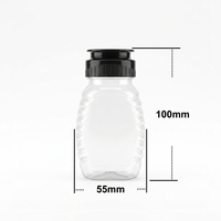 Bouteille vide personnalisable de 110 ml en PET avec valve en silicone pour jus, boissons et rehausseurs de saveur