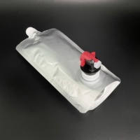 Pochette en aluminium pour café chaud 750 ml 1 L avec bec verseur, sac en aluminium métallisé pour vin avec bec Vitop