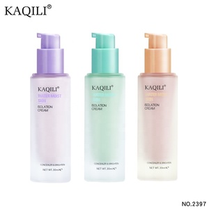 Base de imprimación impermeable de 3 colores de alta calidad, Etiqueta Privada, logotipo personalizado, base líquida ligera y húmeda brillante - Product Image 3