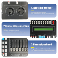 Consola DMX512 Sunshine 512 de 240W de Alta Calidad, Controlador de Luces de Escenario 220V para Eventos, Dimmer para Luces de DJ