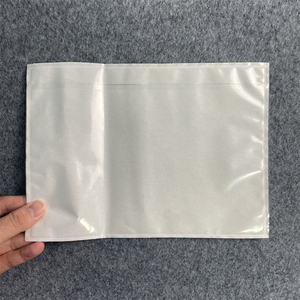 Custom <strong>TOPTAC</strong> Eco-Friendly Clear Self-Adhesive PE 0.2mm Promotion Packing List Bag Printed Back Load Envelope Grocery Enclosed - Product Image 3