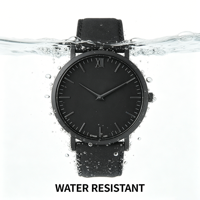 Montre à quartz pour homme avec bracelet en cuir Citizen personnalisé de haute qualité, cadran en verre, boîtier en alliage, style sportif haut de gamme, vente en gros