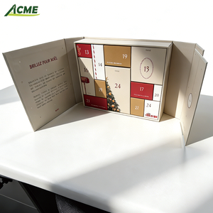 <span class=keywords><strong>Calendario</strong></span> <span class=keywords><strong>de</strong></span> <span class=keywords><strong>Adviento</strong></span> Navideño Ecológico <span class=keywords><strong>Blanco</strong></span> Personalizado, Caja Sorpresa con Cierre Magnético, Cuenta Regresiva <span class=keywords><strong>de</strong></span> 12 Días, Cosméticos, Chocolates - Product Image 5