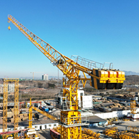 Grue à flèche articulée WHL6045 de 6 tonnes, conception compacte, équipement de levage pour la construction en hauteur sur les chantiers urbains