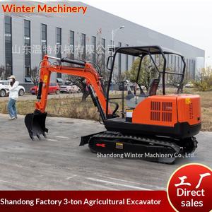 Miniexcavadora Exportada a Hungría, Máquina Agrícola para Huertos, Miniexcavadora para Zanjas, Trituración y Desmontaje - Product Image 1