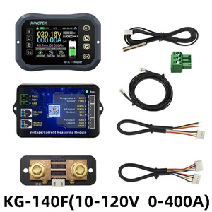 Juntek เครื่องวัดแรงดันไฟฟ้าแบตเตอรี่ลิเธียมมอนิเตอร์แสดงสถานะ400A KG140F รถยนต์12V KG-140F ความจุปัจจุบัน - Product Image 2