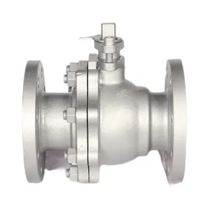 제조업체 국가 표준 플랜지 볼 밸브 Q41f-16c 탄소강 산업용 대기압 볼 밸브