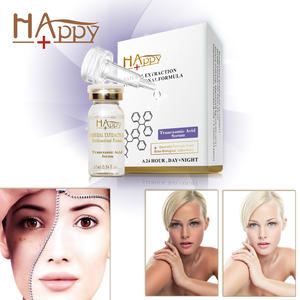 Sérum à l'acide tranexamique Happy+ - Crème anti-âge - Crème éclaircissante pour <span class=keywords><strong>la</strong></span> peau - Soin du visage pour éliminer les taches brunes - Sérum éclaircissant naturel pour <span class=keywords><strong>la</strong></span> peau - Product Image 6