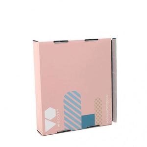 Tái Chế Tùy Chỉnh Sang Trọng Màu In Ấn Kraft Rose Gold Boutique Mailer Hộp Bao Bì Bưu Phẩm Bưu Chính Vận Chuyển Hộp Tóc 25X15X10 Cm - Product Image 2