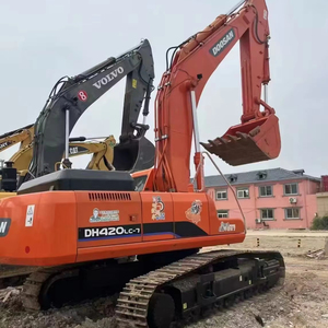 Excavatrice sur chenilles lourde d'occasion Doosan Dh420lc-7 Dh420lc Dh420 de 42 tonnes (40 tonnes) avec godet, certifiée CE Daewoo - Product Image 1