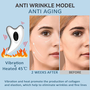 Nieuw Gepatenteerd Product Oplaadbare Microstroom Guasha Elektrische Gezichts Elektrische Gua Sha Massage Tool - Product Image 5