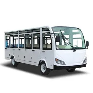Yepyeni büyük otobüs moda tasarımı AC klima elektrikli gezi otobüs araba ile 23 koltuk