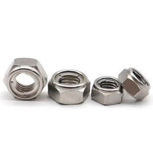 Pemasok Cina Stainless Steel 304/316 DIN980 dipoles passived mengunci sendiri Hex semua logam kunci mur - Product Image 5