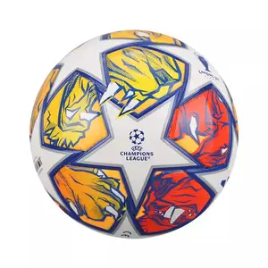 23-24 Europese Competitie Finale Maat 5 Witte Kleuren Voetbal Nieuw Pu Materiaal Warmte Kleeftechnologie Voetbal