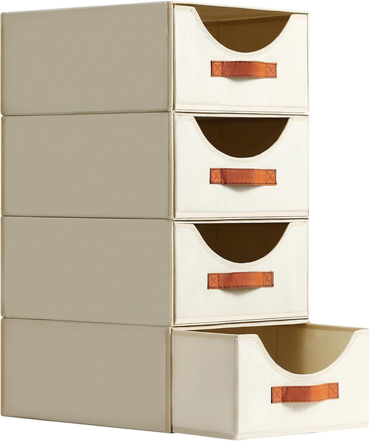 Customisable Hot Sale Collapsible Large Closet Drawer Organiser with Drawers for Bedroom and Living Room
