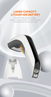 Escáner de Código de Barras Portátil N310RC, Lector de Códigos de Barras 2D, USB para iOS, Inalámbrico con Base, en Stock, Batería de 2000mAh