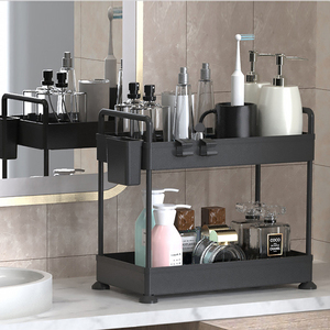 Organizador de Gabinete Deslizable de 2 Niveles para Debajo del Fregadero, Cesta de Almacenamiento para Cocina con Organizador Deslizable - Product Image 5