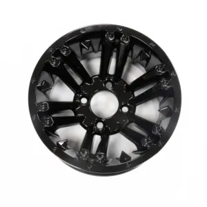 热卖高尔夫球车零件10/12/14英寸深车轮轮辋黑色车轮