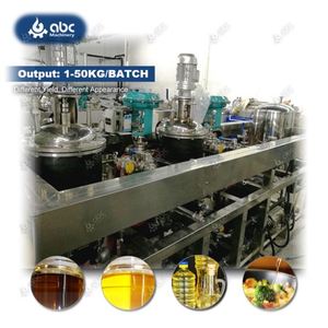 Ngành công nghiệp chất lượng cao phòng thí nghiệm ăn được nhỏ cọ nhỏ nhà máy Lọc dầu cho tinh chế thô nấu ăn dừa, đậu tương, hạt hướng dương - Product Image 1