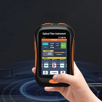 Novker mini OTDR NK2800 reflektor Domain, waktu optik 3.5 inci sentuh LCD 1550nm panjang gelombang 80km