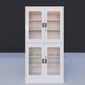 Muebles de Laboratorio Duraderos, Gabinete de Almacenamiento para Ácidos Corrosivos, Armarios de Almacenamiento de Acero para Almacenamiento Seguro de Material de Vidrio - Product Image 1