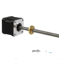 Moteur pas à pas à vis mère NEMA17 ACME externe à faible bruit 12V/24V DC pour la robotique CNC pour le contrôle d'actionneur linéaire