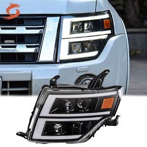 Faros Delanteros de Alta Calidad para Mitsubishi <span class=keywords><strong>Pajero</strong></span> V93 Modificado V97V87 06-21 con Luz de Circulación Diurna - Product Image 2