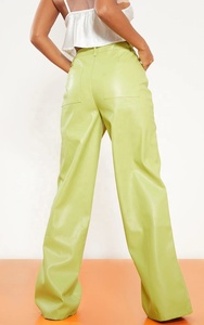 <span class=keywords><strong>Pantaloni</strong></span> <span class=keywords><strong>in</strong></span> finta pelle da <span class=keywords><strong>donna</strong></span> con <span class=keywords><strong>pantaloni</strong></span> larghi traspiranti <span class=keywords><strong>in</strong></span> PU con fornitura di ODM anteriori piatti - Product Image 3
